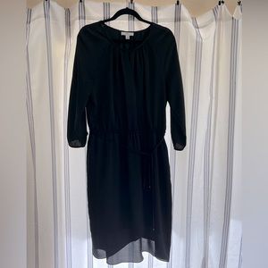 Halston Black Wrap Dress